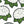 Hydrangea Embroidered Patch White Flower Patch Floral Garden