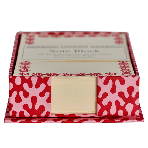 Note Holder in Kelp Raspberry Ripple