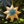 Golden Star Screen-Printed Board Decoration