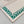 10 Postcards with Patterned Border in Bottle Green
