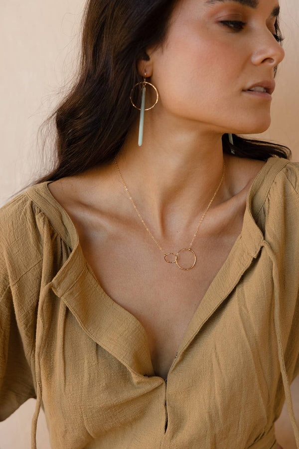 Unity Necklace in 14k Gold Fill or Sterling Silver 