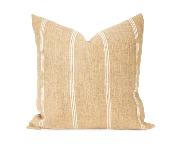 Priya - Tan Indian Wool Pillow Covers