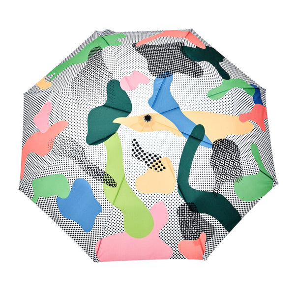 Dots Sustainable Compact Duckhead Umbrella