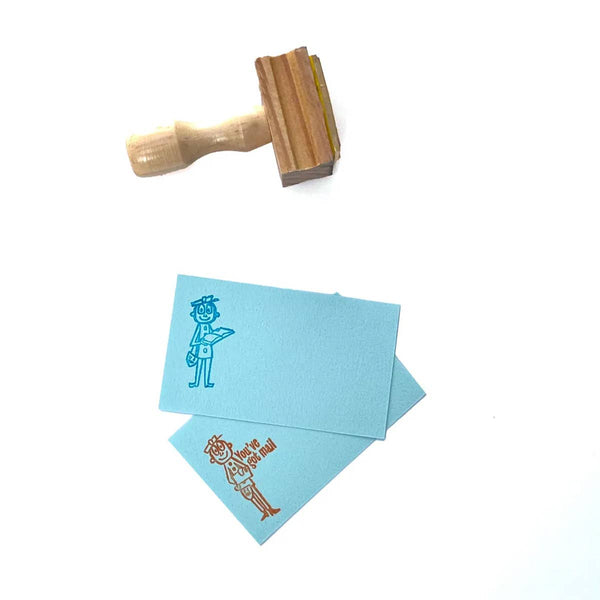 Mr Zip Mail Stamp | Vintage Snail Mail & Planner