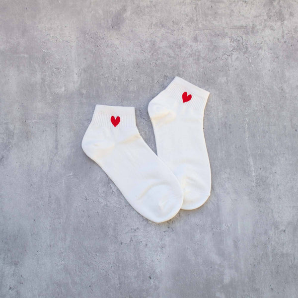 Mini Heart Ankle Socks