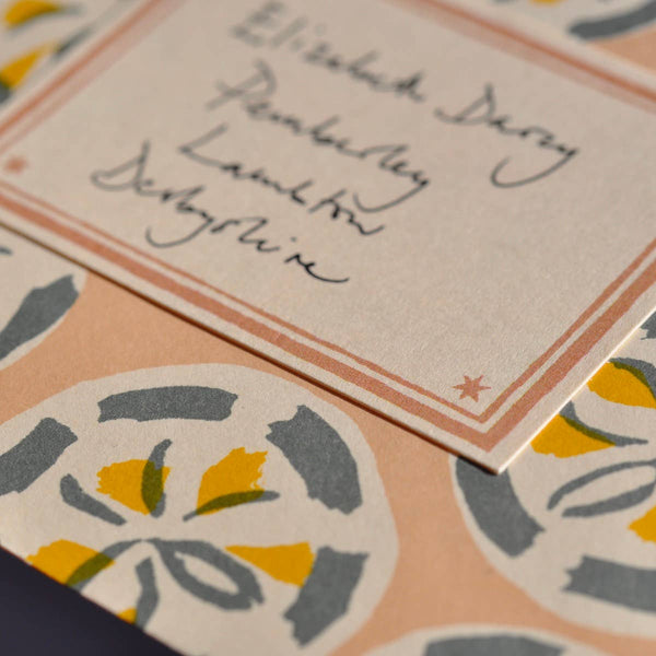Packet of Ten Patterned Envelopes Charleston Roundel