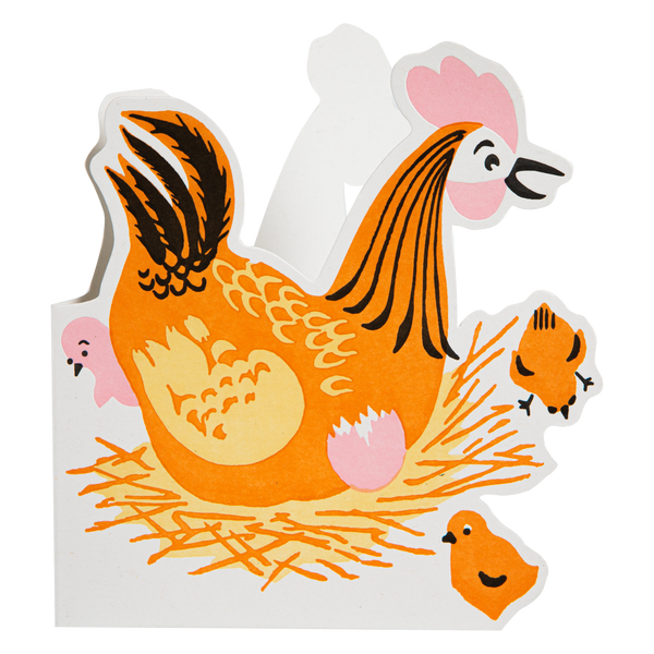 Mother Hen | Cut-Out - Greeting Card