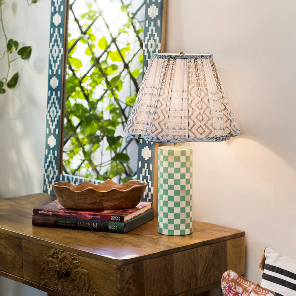 Checker Table Lamps - NEW colors