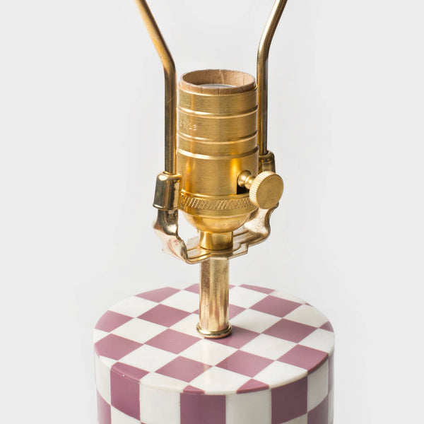 Checker Table Lamps - NEW colors