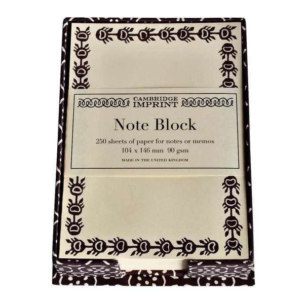 Note Holder in Pear Halves Elderberry