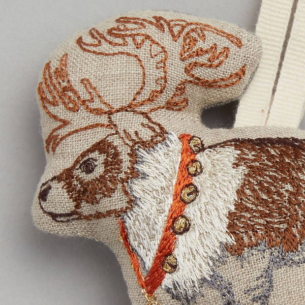 Reindeer with Bells Ornament