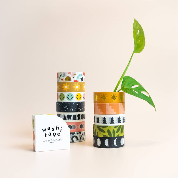 Colorblock Steps Washi Tape