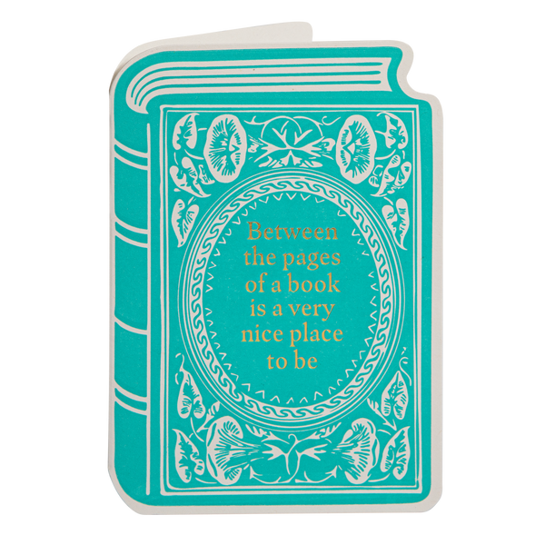 Between The Pages | Cut-Out - Greeting Card