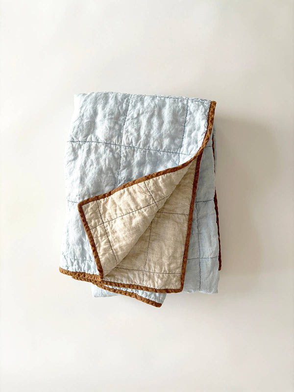 Simple Lines - Ocean/Sand with Ochre binding