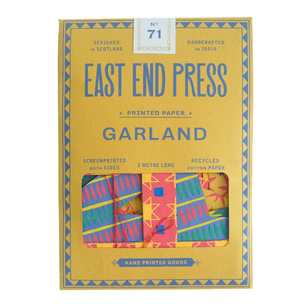 BRIGHT HAPPY BIRTHDAY SEWN GARLAND