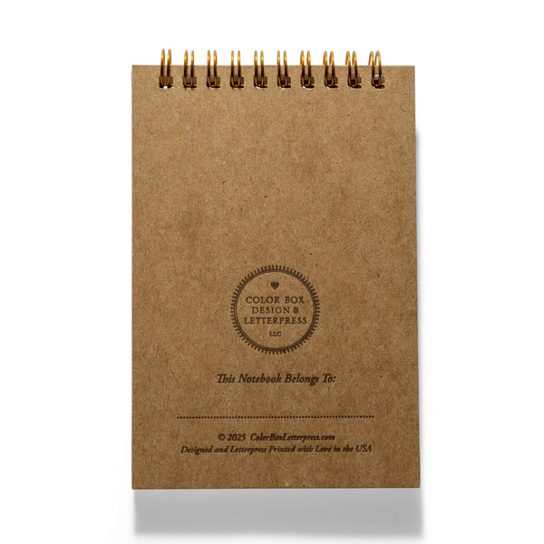 Pomegranate | Letterpress Notebook