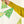Midcentury Trees Sewn Garland