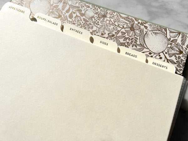 Recipe Binder Set