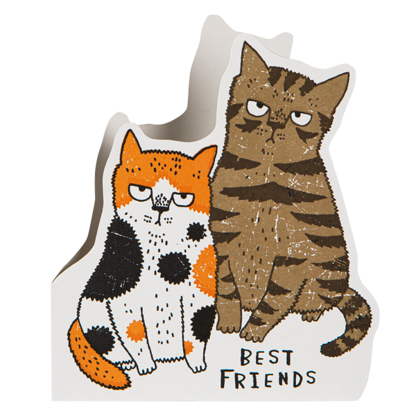 Grumpy Cats | Cut-Out - Greeting Card