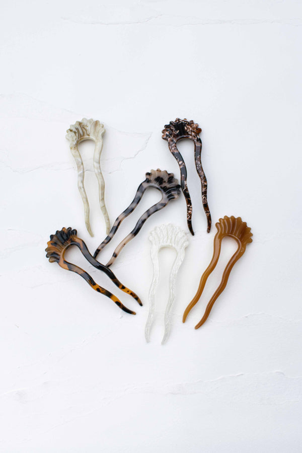 Antique Wave French Hair Pin