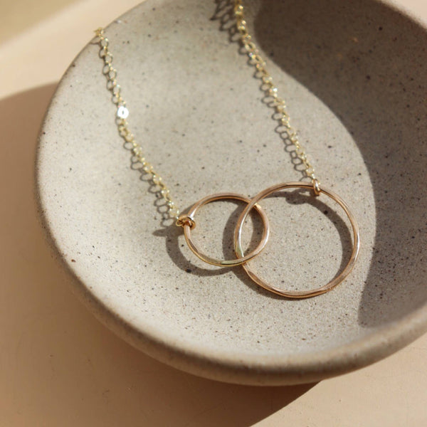 Unity Necklace in 14k Gold Fill or Sterling Silver 