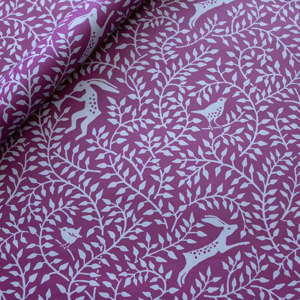 Patterned Paper Dancing Hare Violet