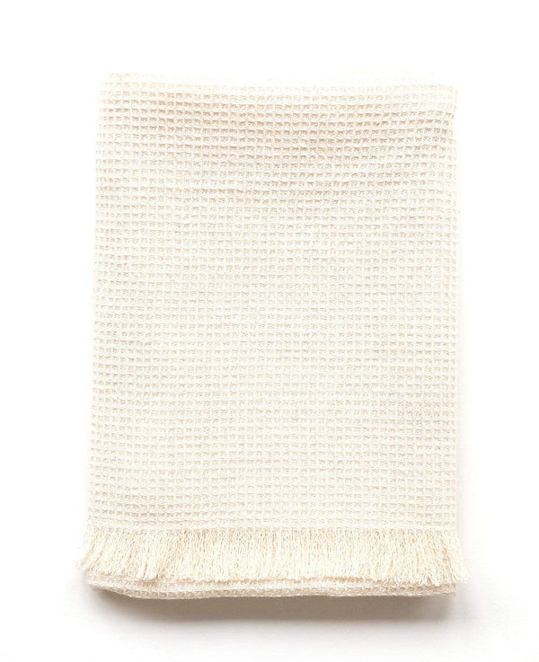 Tea Towel Natural with Fringe