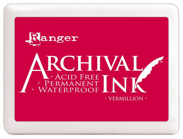 Jumbo Archival Ink™ Pads Vermillion