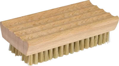 Nail brush with soap dish