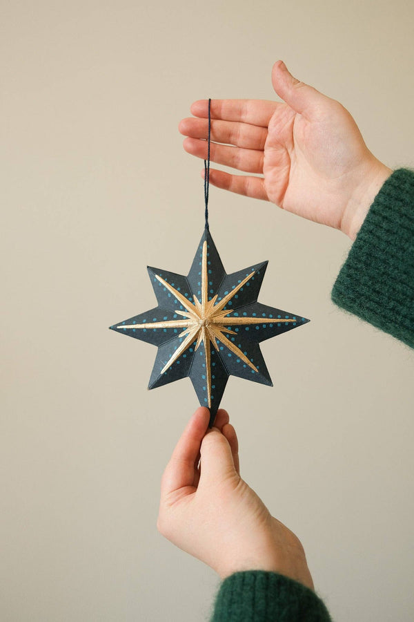 Midnight Star Screen-Printed Board Golden Star Screen-Printed Board Decoration