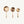Brass Measuring Cup Set of 3