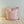Pure French Linen Cushion Cover with Flange Detail - Blush Gingham