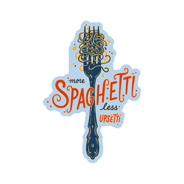 Italian Food Tomato Pasta Funny High Quality Vinyl Sticker