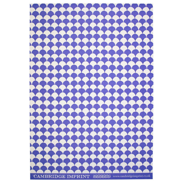 Patterned Paper Clamshell French Ultramarine