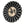 Scalloped Round Frame, Black - 3”