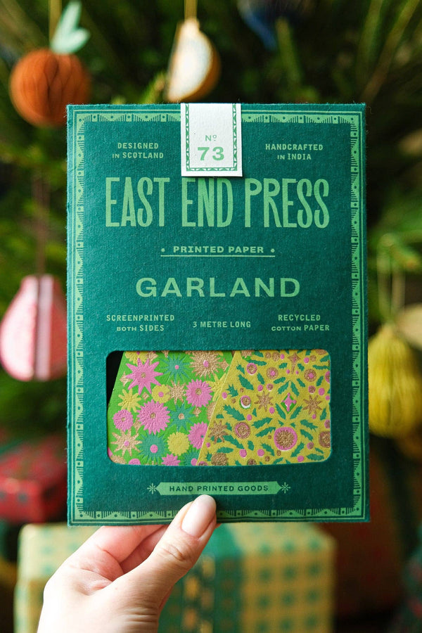 Midcentury Trees Sewn Garland