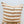 Toffee Wide Stripe Linen Cushion