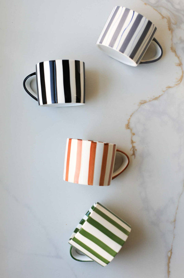 Simple Striped Mugs