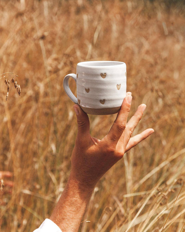 Confetti Heart Mug