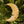 SHIMMERING MAN ON THE MOON BOARD ORNAMENT