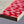 Square Notebook with Lined Paper in Kelp Raspberry Ripple