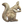 Antique Gold Squirrel