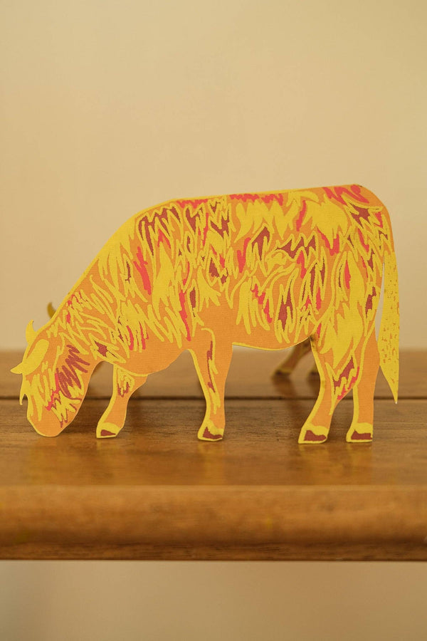 HIGHLAND COW GREETING CARD