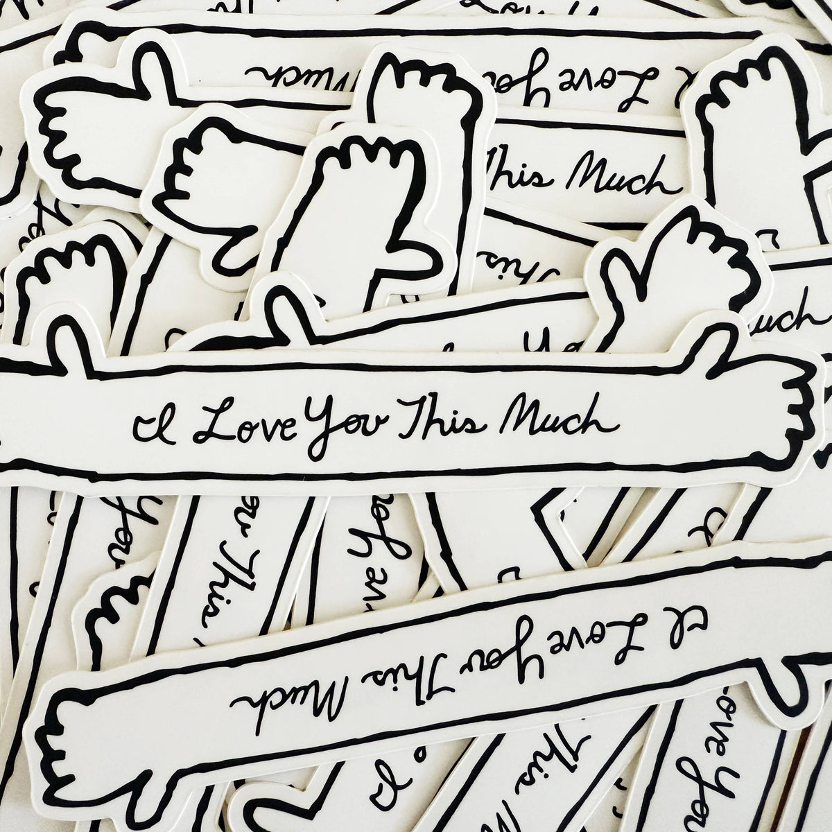 Love You Matte- Sticker – Diddle and Zen