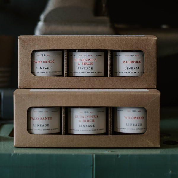 4oz  Candle Gift Set - Nature Collection