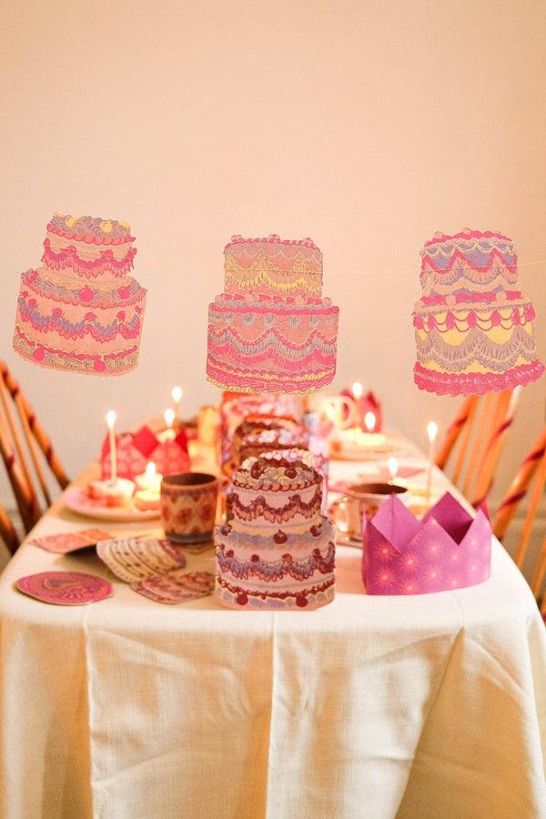 CELEBRATION CAKES SEWN GARLAND