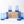 Moroccan Cone Glassware Large - Blue