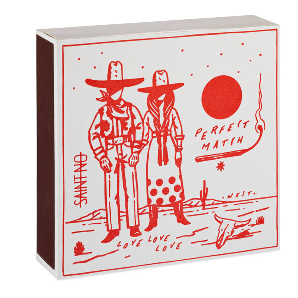 Cowboy Perfect Match | Square - Safety Matches