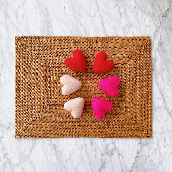 Valentine Felt Heart Ornament