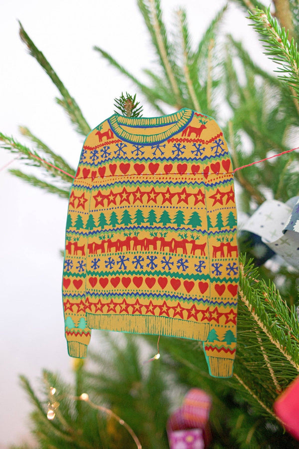 CHRISTMAS JUMPERS SEWN GARLAND